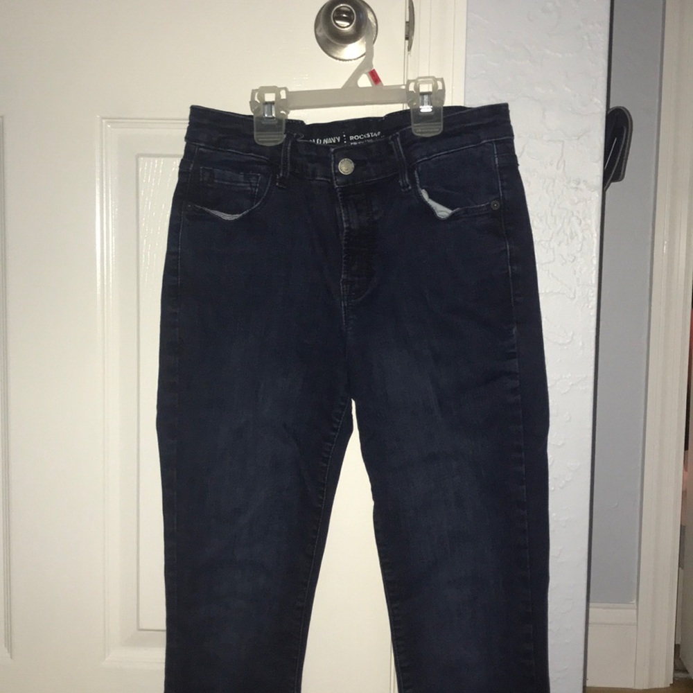 Dark wash plain Jeans
